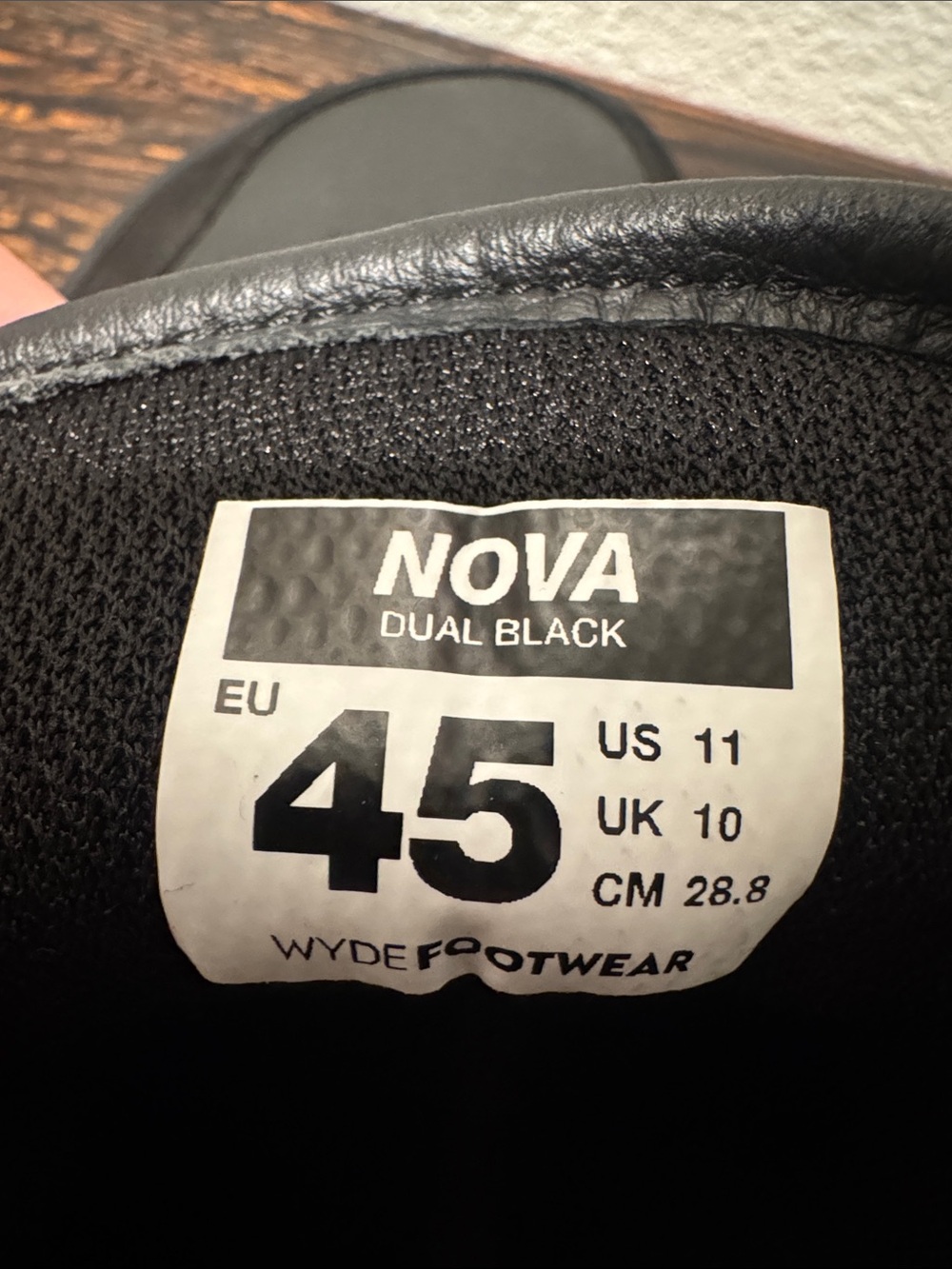Wyde Footwear NOVA Dual Black Shoes Men’s Size 11 – Brand New, Never Worn - Picture 8 of 8